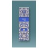 Blue Goblet Car Mezuzah Case By Mickie Caspi | Mezuzahs | Judaica