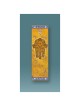 Ochre Hamsa Car Mezuzah Case By Mickie Caspi | Mezuzahs | Judaica