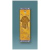 Ochre Hamsa Car Mezuzah Case By Mickie Caspi | Mezuzahs | Judaica