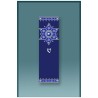 Royal Blue Star Car Mezuzah Case By Mickie Caspi | Mezuzahs | Judaica