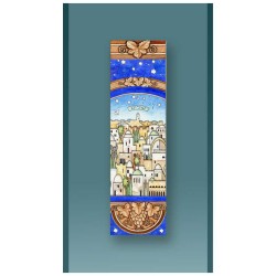 Antique Jerusalem Car Mezuzah Case By Mickie Caspi | Mezuzahs | Judaic