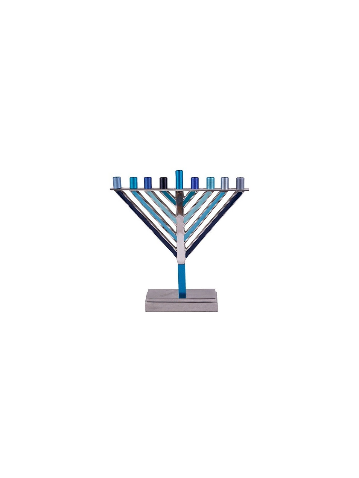 Enamel Chabad Hanukkah Menorah Yair Emanuel | Hanukkah | Judaica