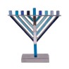 Enamel Chabad Hanukkah Menorah Yair Emanuel | Hanukkah | Judaica