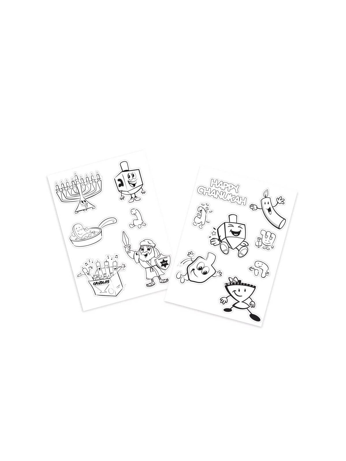 Hanukkah Color Your Own Magnet Art | All Judaica | Judaica