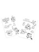 Hanukkah Color Your Own Magnet Art | All Judaica | Judaica
