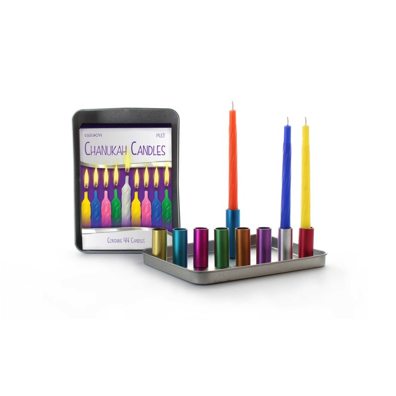 Magnetic Travel Menorah Kit With Candles | Hanukkah | Judaica