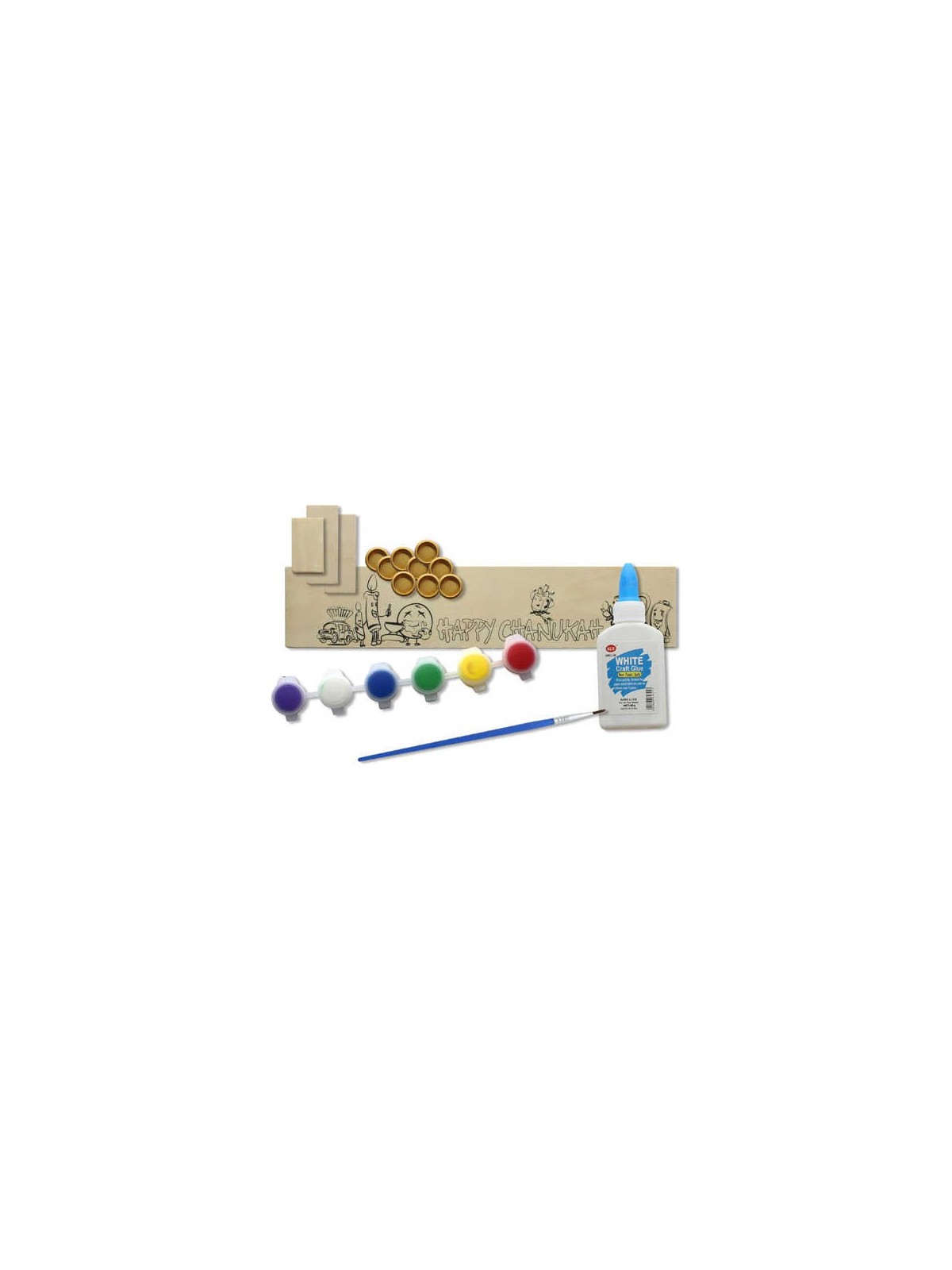 Create Your Own Wood Menorah | Hanukkah | Judaica