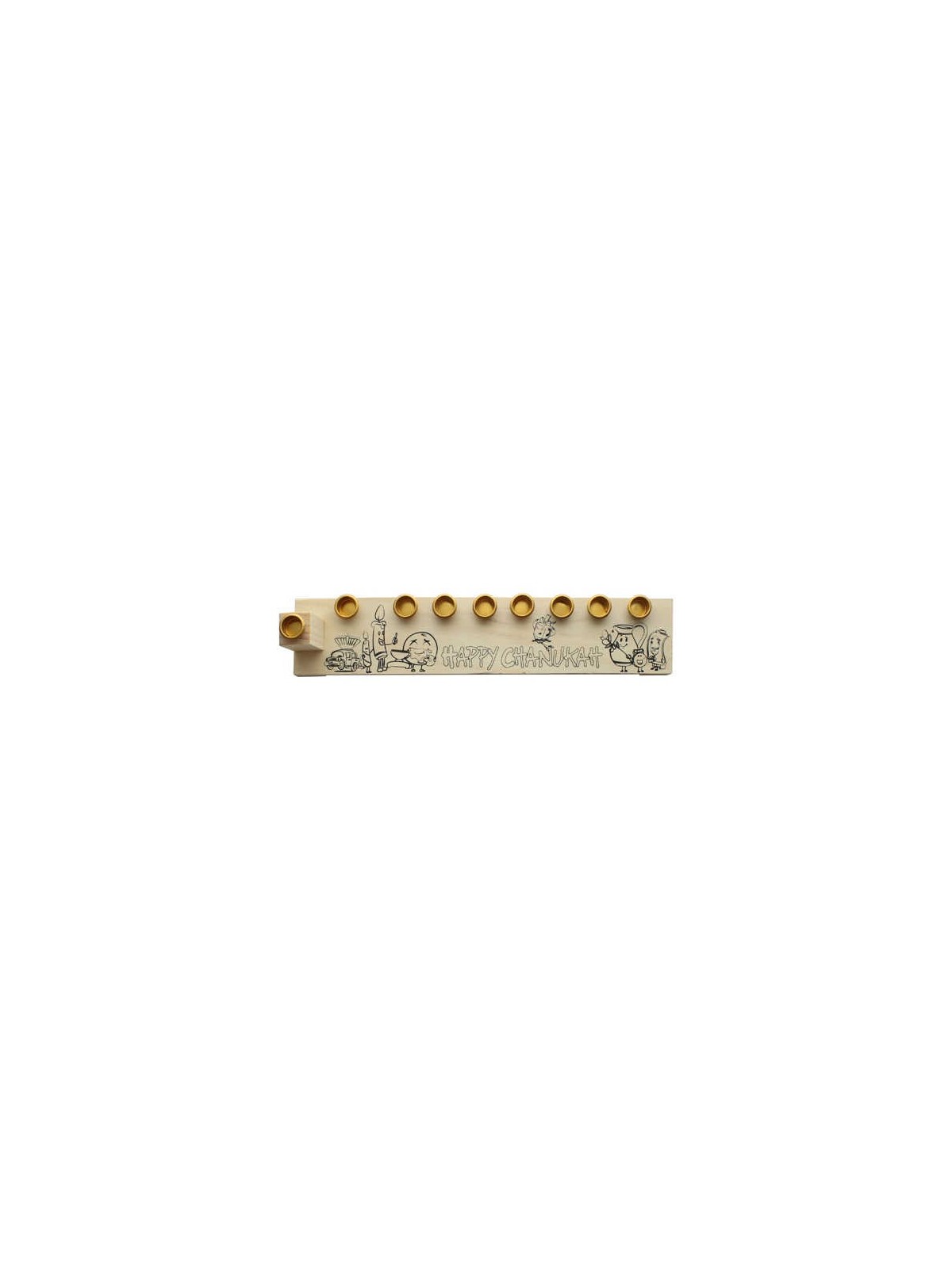 Create Your Own Wood Menorah | Hanukkah | Judaica