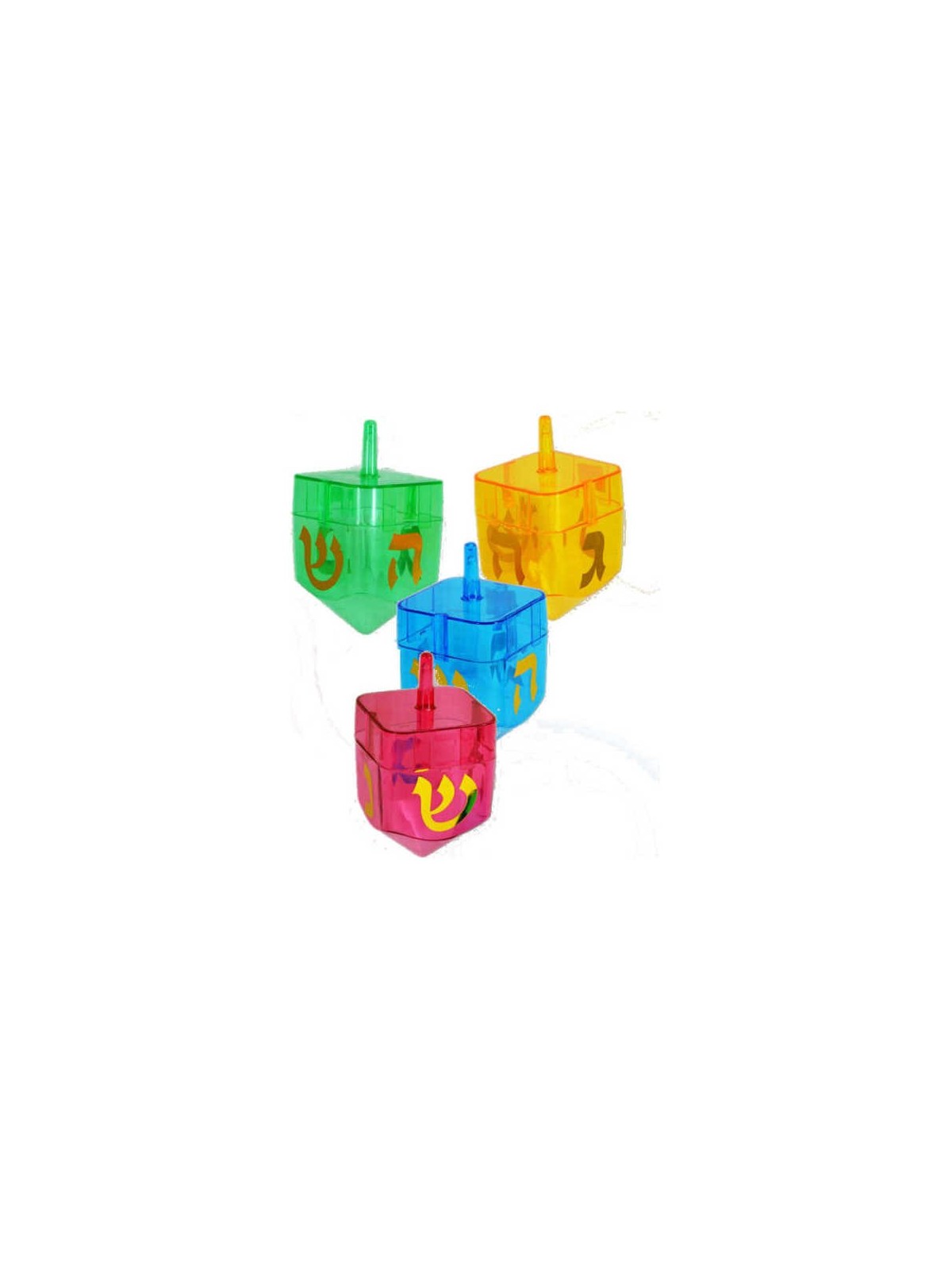 Multi-Color Fillable Dreidel | Hanukkah | Judaica