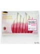Premium Pink & White Tricolor Shabbat Candles | Shabbat Candles & Oil