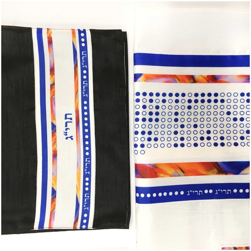 Blue 613 Mitzvot Tallit by Pardes Designs | Tallit/Tallis | Judaica