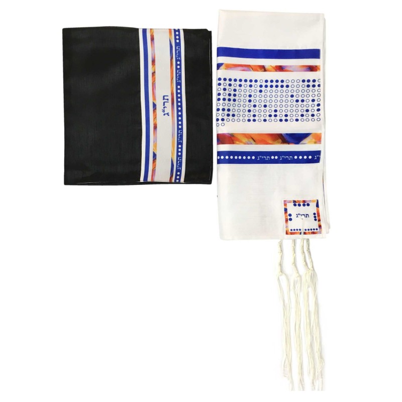 Blue 613 Mitzvot Tallit by Pardes Designs | Tallit/Tallis | Judaica
