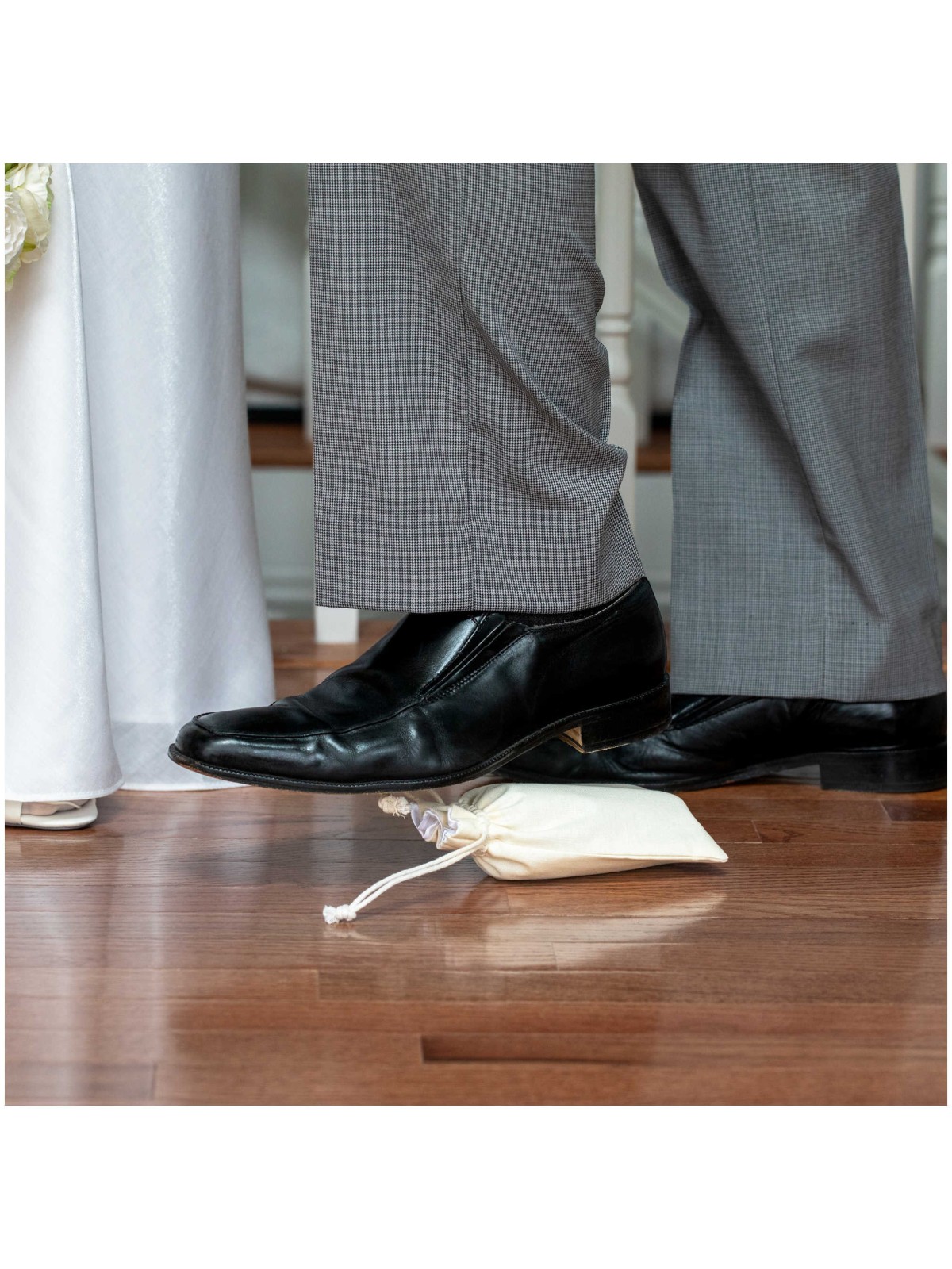 Verre et sac pour mariage moderne bleu aqua par P | Mariage | Judaïca