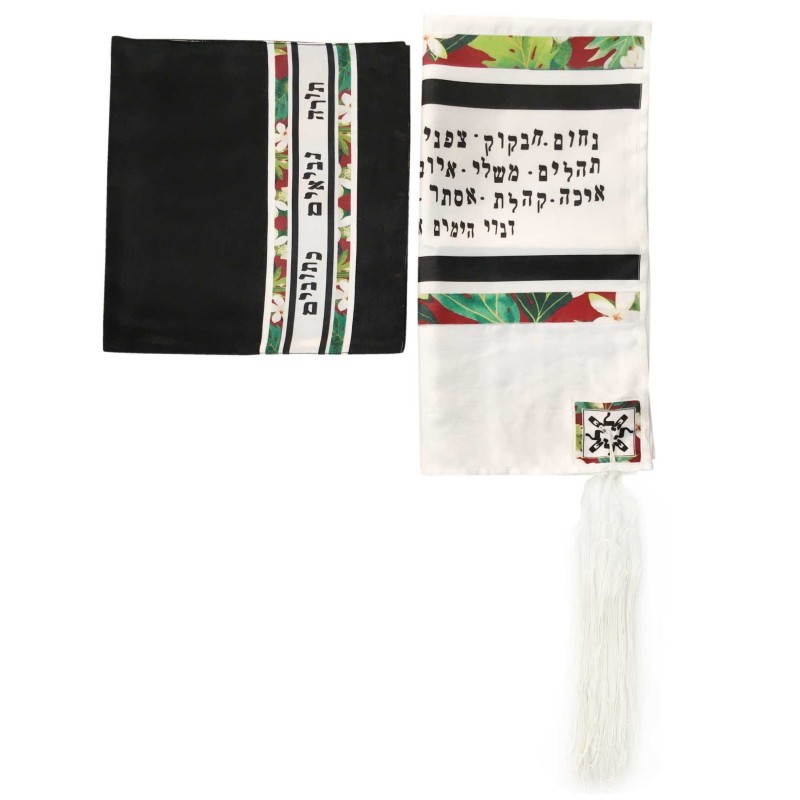 Red 39 Names Tallit by Pardes Designs | Tallit/Tallis | Judaica