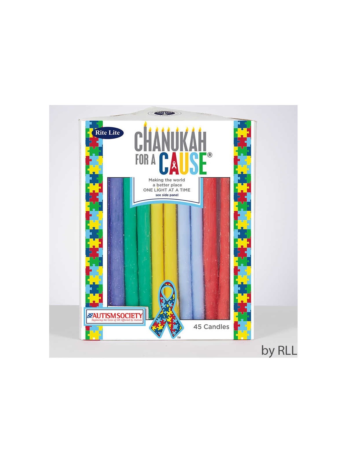 Hanukkah For A Cause - Candles For Autism - Multic | Hanukkah | Judaic