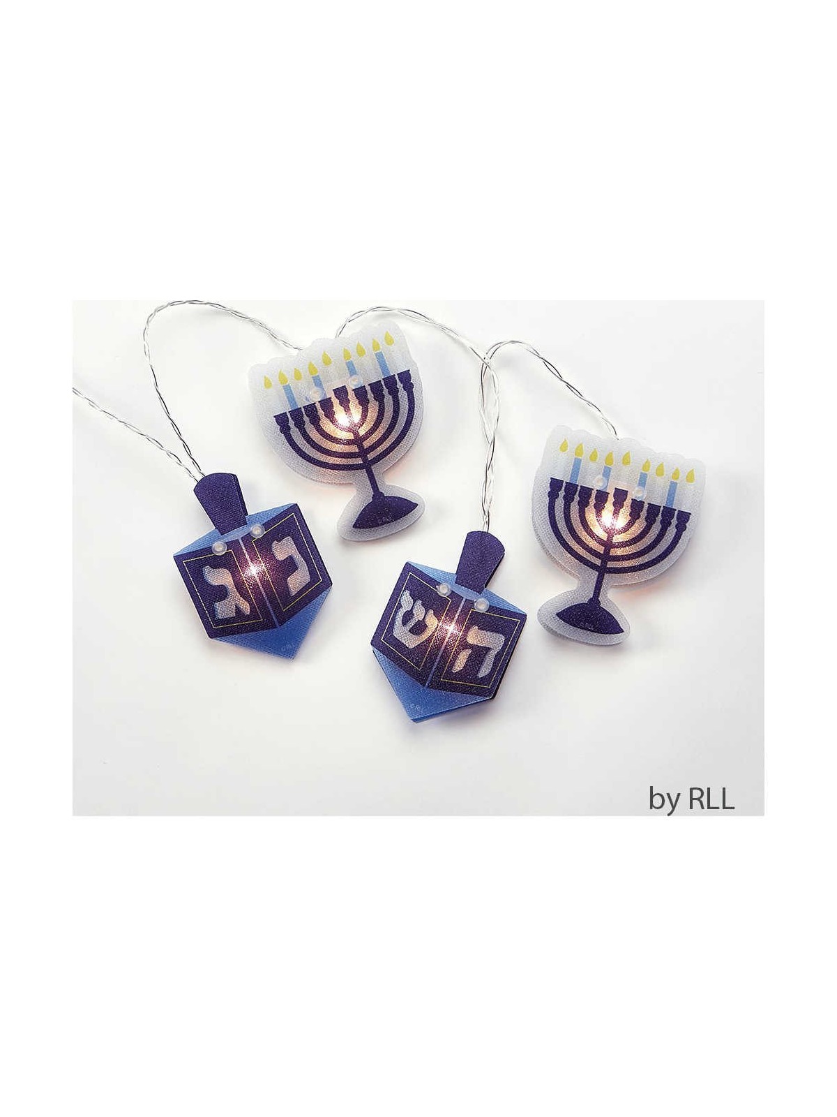 Battery Operated Hanukkah Hologram Light Set | Hanukkah | Judaica