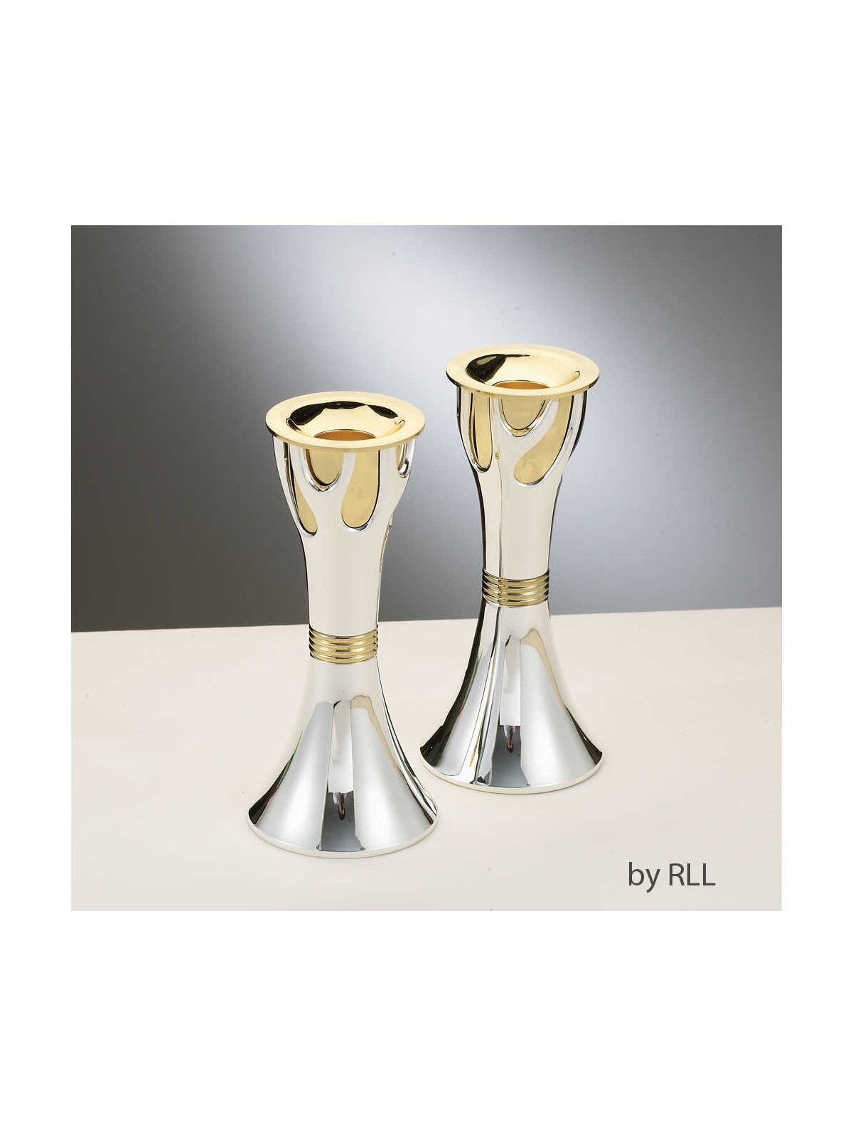 Gold & Silver Tree Of Life Candlesticks 5.75" | Candle Holders | Judai