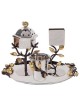 Golden Pomegranates Stainless Steel Havdallah Set  | Havdalah Sets & S