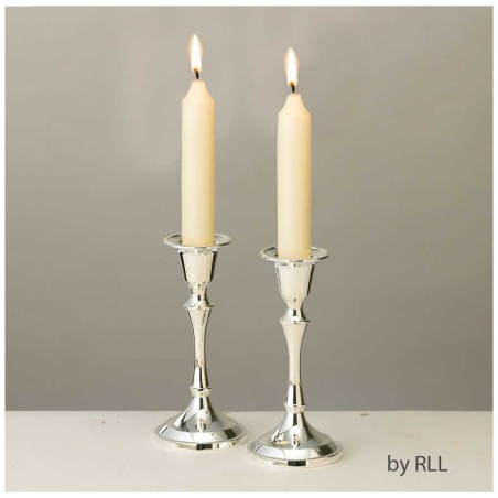 Silverplated Simple & Elegant Candlestick Set - Ta | Candle Holders |
