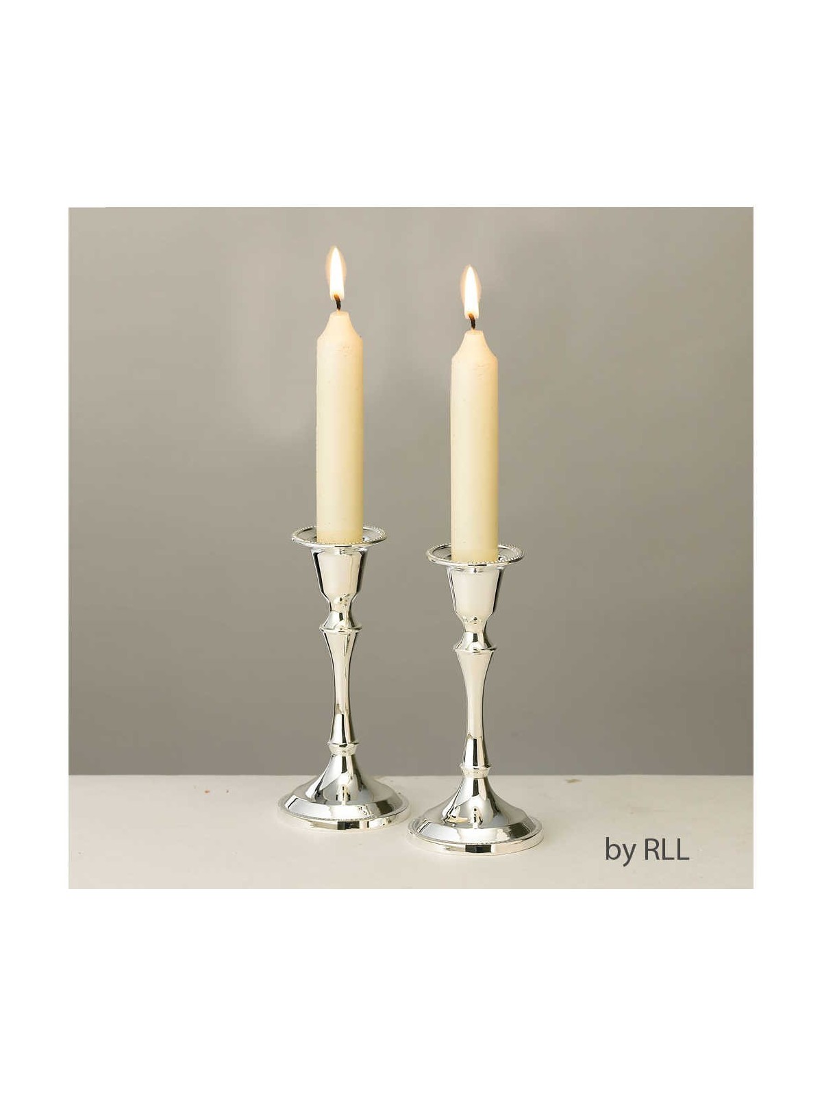 Silverplated Simple & Elegant Candlestick Set - Ta | Candle Holders |