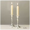 Silverplated Simple & Elegant Candlestick Set - Ta | Candle Holders |