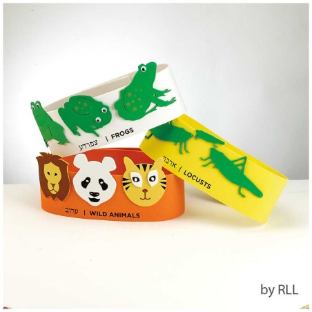 Ten Plagues Foam Headbands | Passover | Judaica