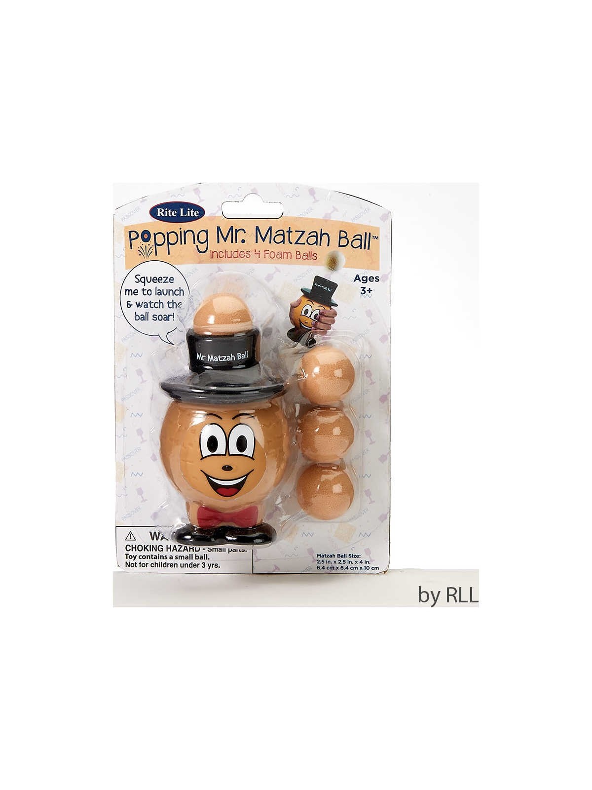Popping Mr. Matzah Ball with 4 Balls | Passover | Judaica