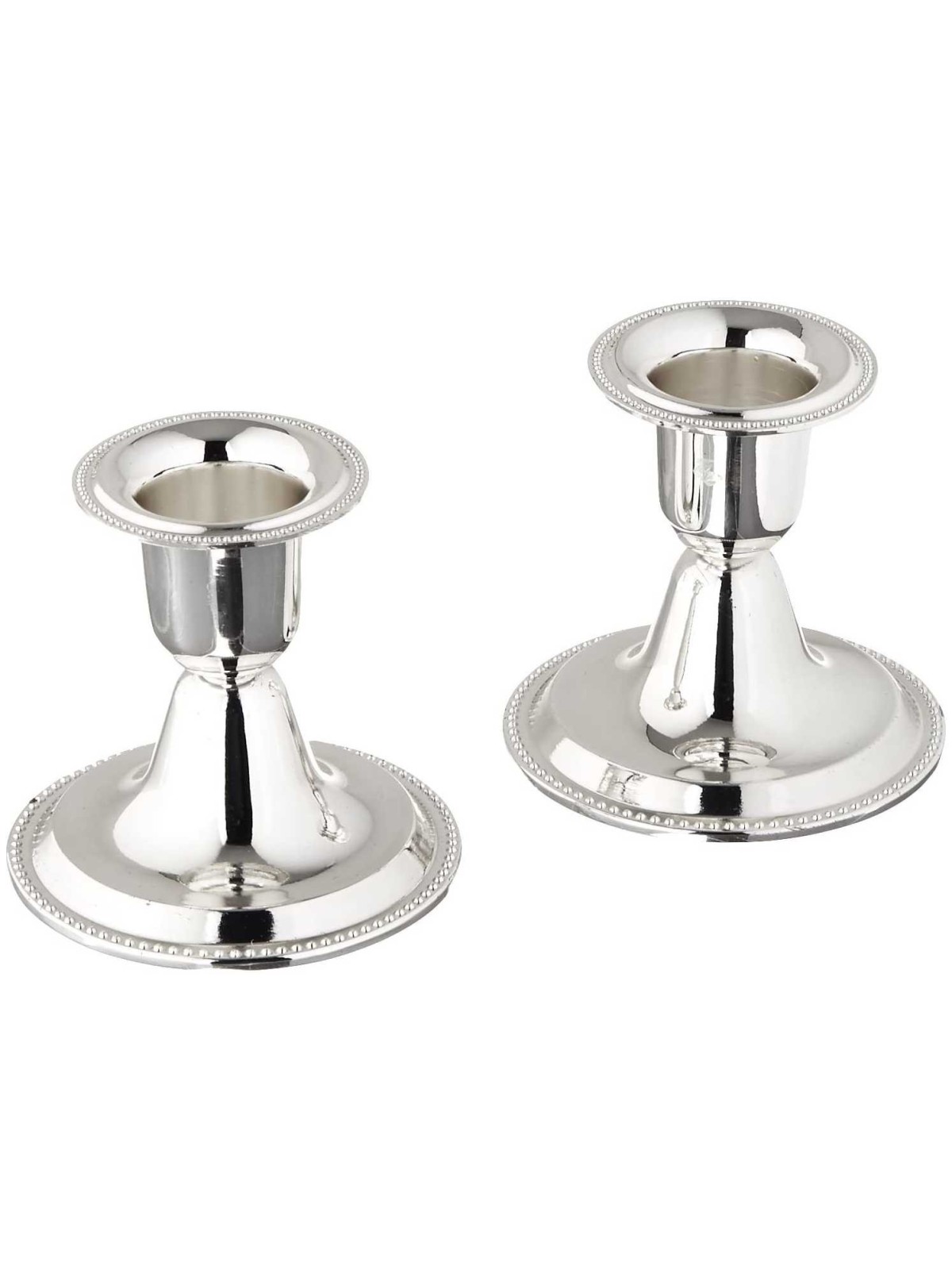 Silverplated Simple & Elegant Candlestick Set - Sh | Candle Holders |