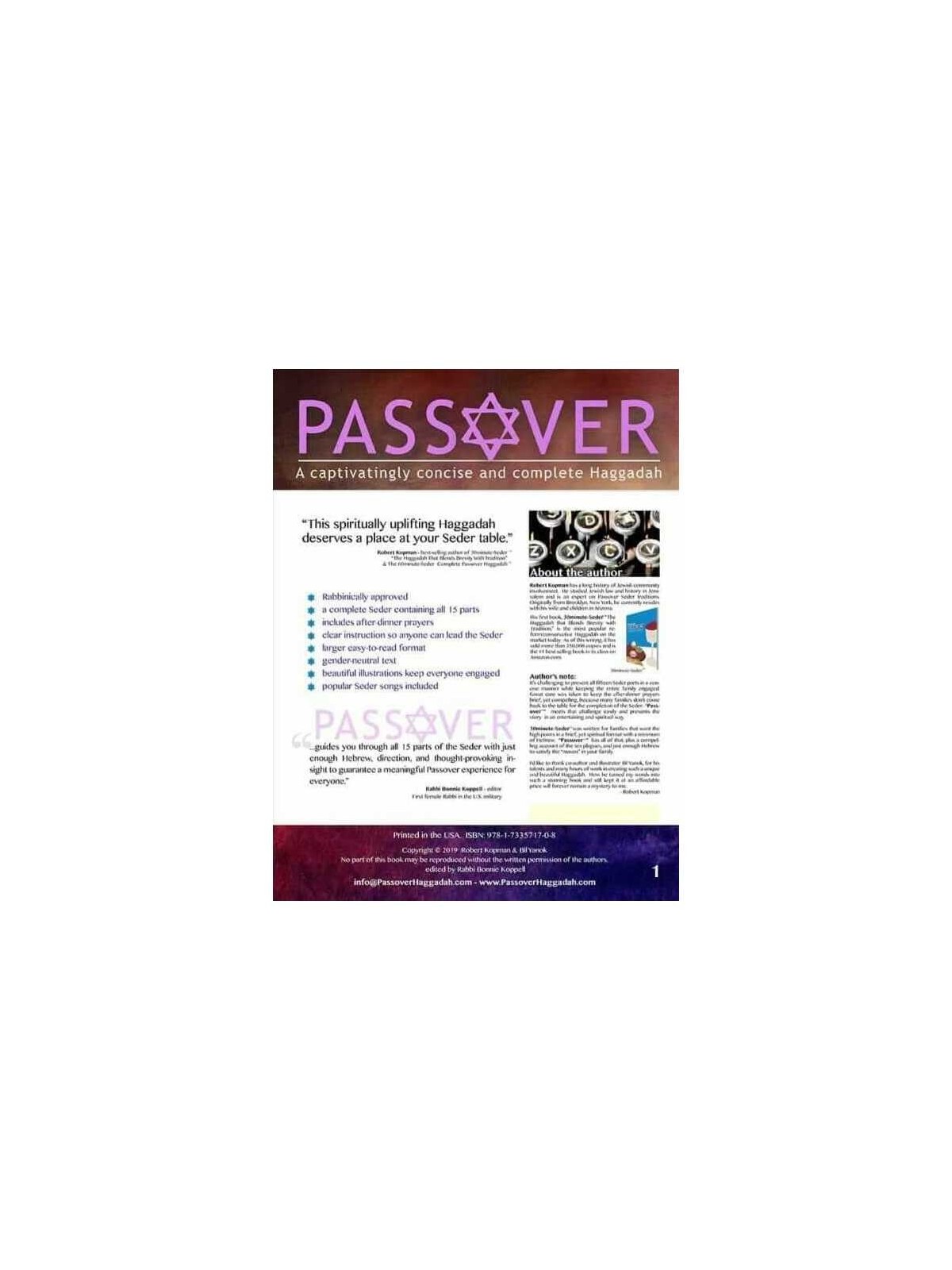 Passover - A Captivatingly Concise And Complete Ha | Passover | Judaic