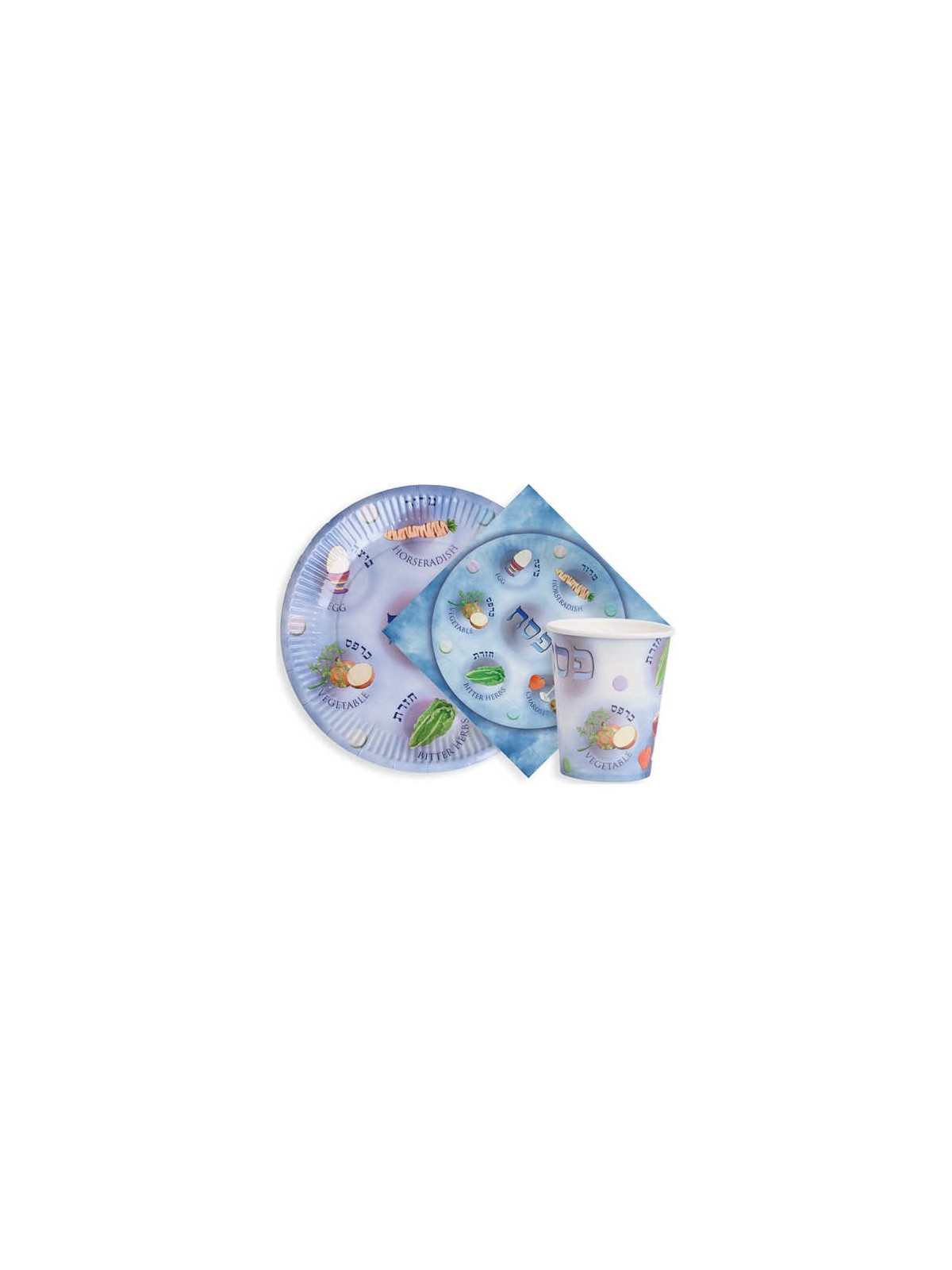 Paper Seder Napkins - 20 Pack | All Judaica | Judaica
