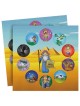 10 Plague Passover Napkins - 20 Pack | All Judaica | Judaica