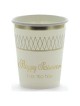 Cream & Gold Foiled Passover Paper Cups - 12 Pack | All Judaica | Juda