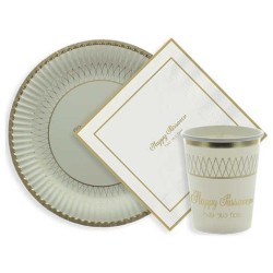 Cream & Gold Foiled Passover Paper Napkins - 20 Pa | All Judaica | Jud