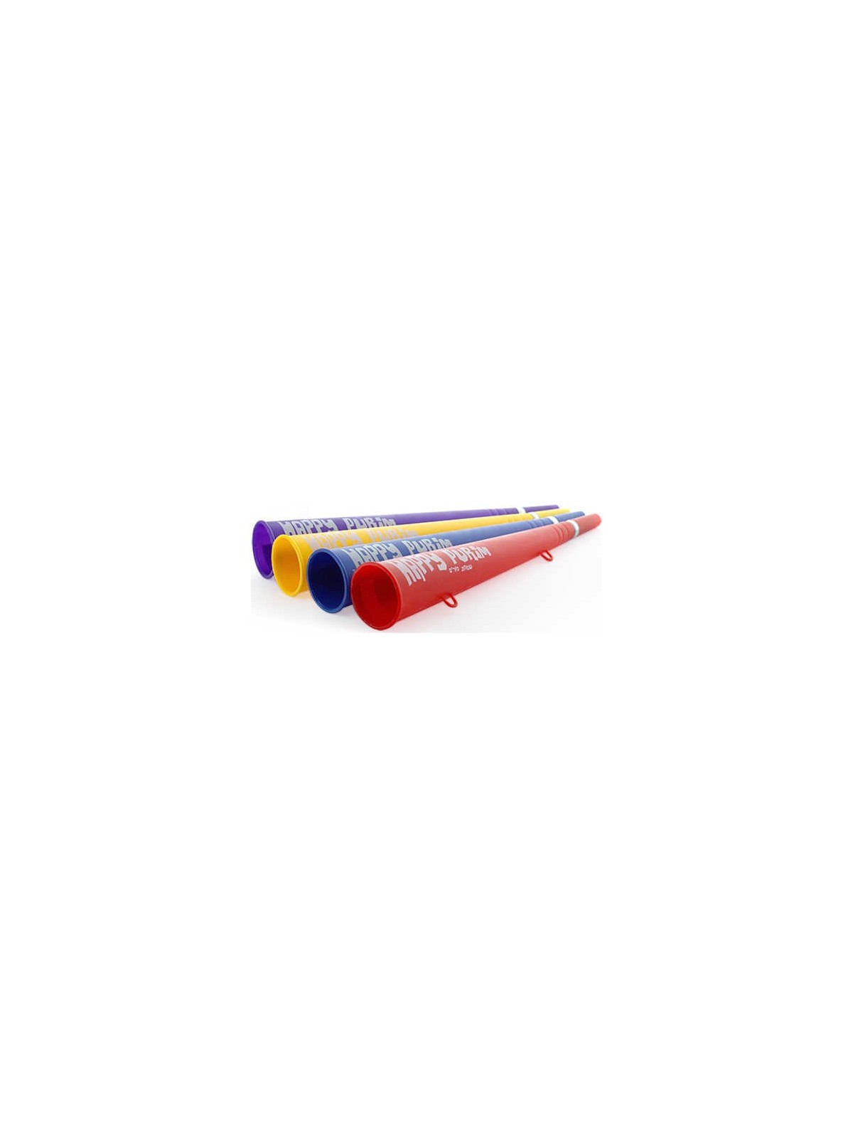 Multicolor Happy Purim Vuvuzela Noisemaker - Assor | Purim | Judaica