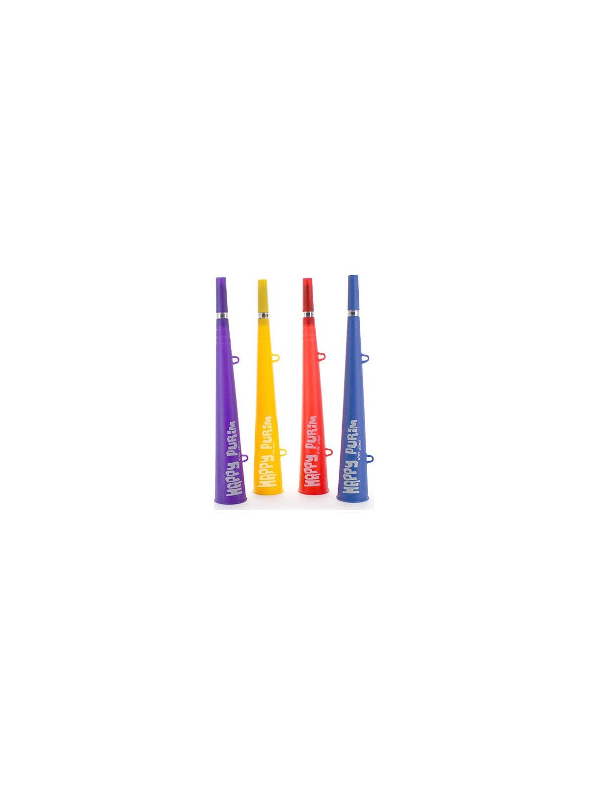 Multicolor Happy Purim Vuvuzela Noisemaker - Assor | Purim | Judaica