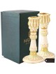 Rose Gold Hand Painted Gold Plated Pewter Pedals S | Candle Holders |