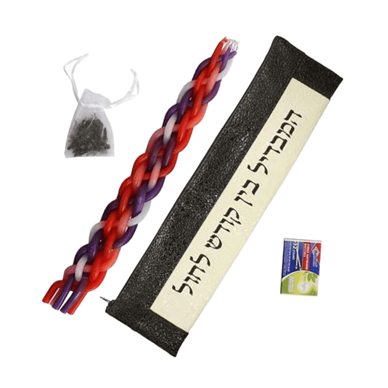 Vinyl Black & White Havdalah Set | Havdalah Sets & Spice Boxes | Judai