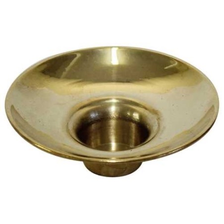 Brass Shabbat Candle Drip Cups - Pack of 12 | Candle Holders | Judaica