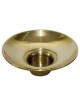 Brass Shabbat Candle Drip Cups - Pack of 12 | Candle Holders | Judaica