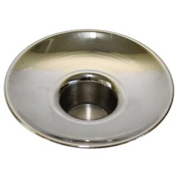 Nickel Shabbat Candle Drip Cups | Candle Holders | Judaica