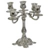 Silver Plated Elegant 5 Branch Candelabra | Candle Holders | Judaica