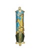 Gold Accented Blue and Green Hand Painted Noah's A | Mezuzahs | Judaic