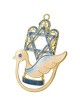 Crystaled Dove Hamsa Wall Hanging | Art | Judaica