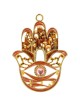 Crystaled Evil Eye Red Hamsa Wall Hanging | Art | Judaica