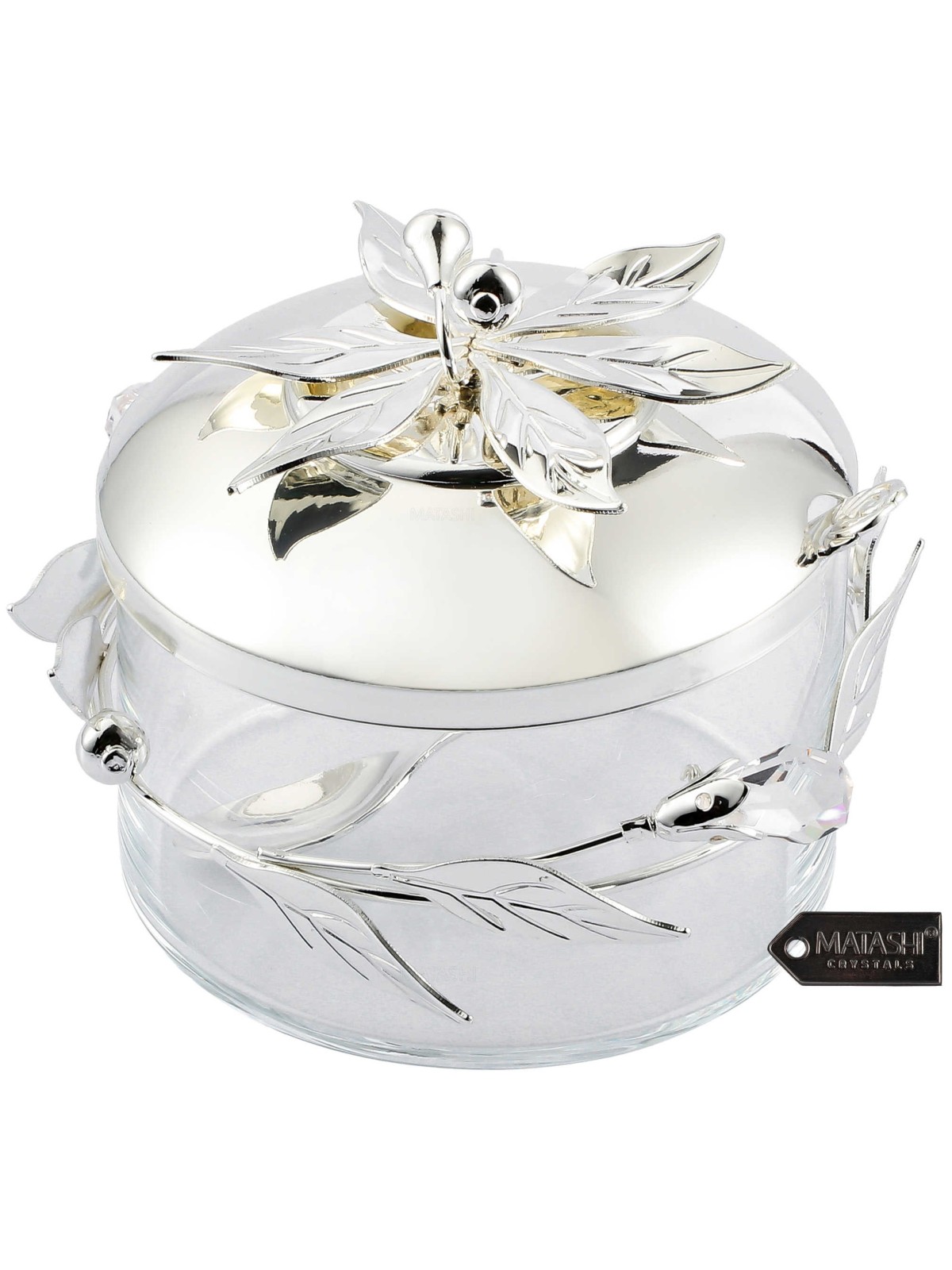 Silver Plated Flower and Vine Designed Decorative  | Rosh Hashanah | J