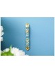 Teal & Floral Swirl Hand Painted Embellished Mezuz | Mezuzahs | Judaic