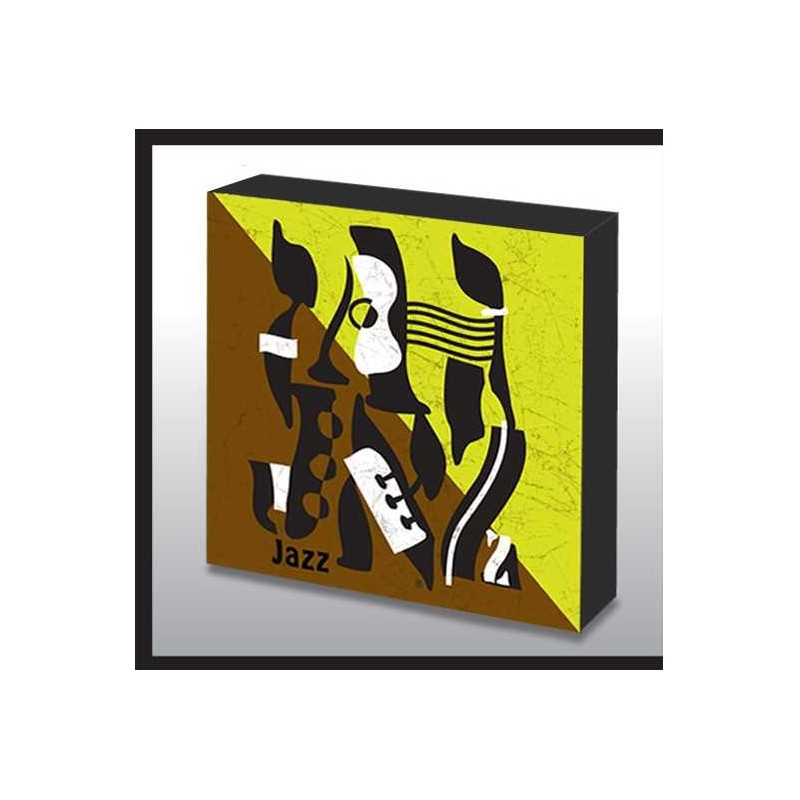 Hand Made Jazz Wood Panel | Art | Judaica