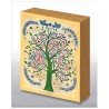 Hand Made Tree of Blessings Wood Art Panel | Art | Judaica