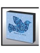 Hand Made Peace & Love Dove Wood Art Panel | Art | Judaica