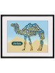 Personalized Boy Camel Framed Wall Art | Art | Judaica